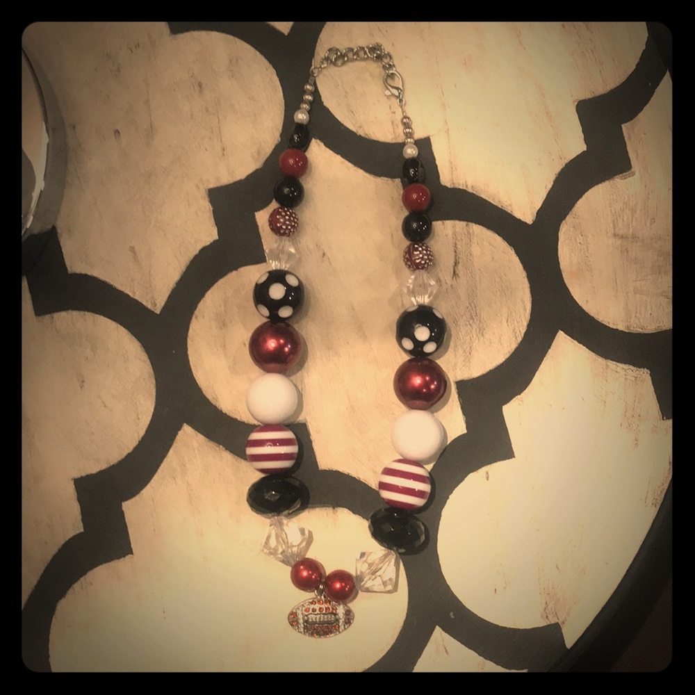 Football fan necklace